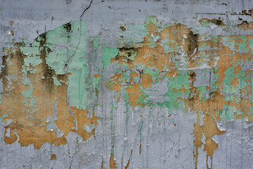 old painted wall
