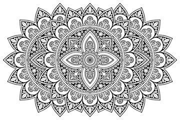 Vector indian Mandala ethnic design