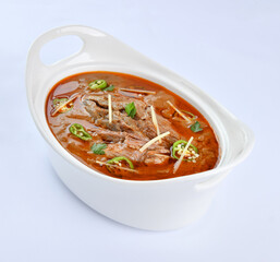 Nihari or Nehari, A Traditional & Special Food, prepared with cow or buffalo meat, spices and cook on low heat