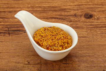 Dijon mustard sauce with seeds