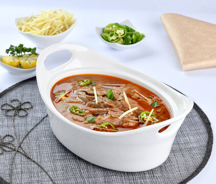 Nihari or Nehari, A Traditional & Special Food, prepared with cow or buffalo meat, spices and cook on low heat