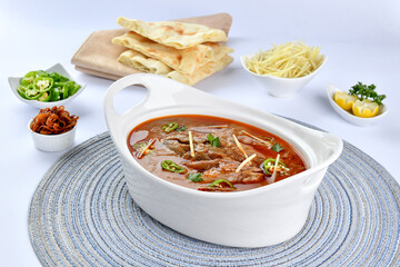 Nihari or Nehari, A Traditional & Special Food, prepared with cow or buffalo meat, spices and cook on low heat