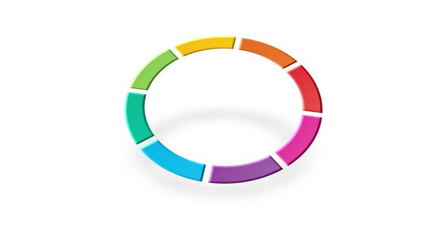 circular colorful arrow concept