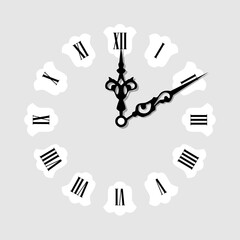 Obraz premium Elegant wall clock