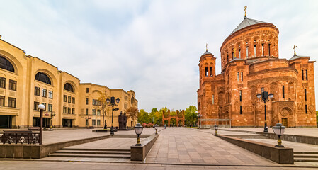 Fototapeta premium The Cathedral of the Holy Transfiguration of our Lord, the Armenian Apostolic Church
