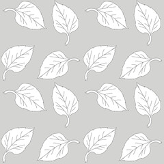 A creative composition consisting of graphic and plant elements. An abstraction. A resource for printing on paper or fabric, seamless background.