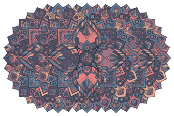 Vector indian Mandala ethnic design