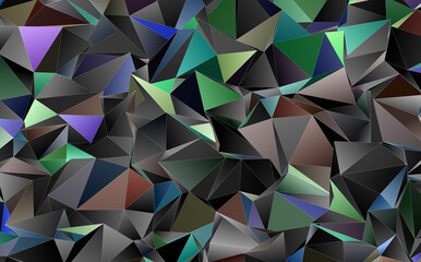 Abstract Low-Poly background. triangulated texture. Design 3d. Polygonal geometrical pattern. Triangular modern style