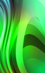 Abstract background with colorful gradient. Vibrant graphic wallpaper with stripes design. Fluid 2D illustration of modern movement.