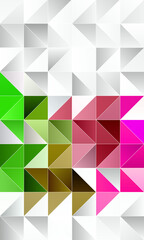 Obraz premium Abstract Low-Poly background. triangulated texture. Design 3d. Polygonal geometrical pattern. Triangular modern style