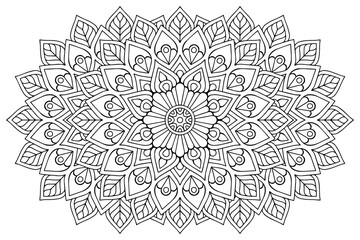 Vector indian Mandala ethnic design