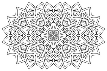 Vector indian Mandala ethnic design