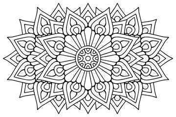 Vector indian Mandala ethnic design