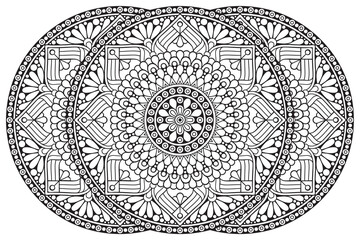 Vector indian Mandala ethnic design