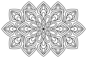 Fototapeta premium Vector indian Mandala ethnic design