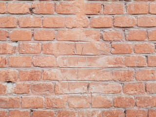 Red brick wall as an abstract background.