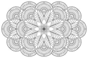 Vector indian Mandala ethnic design