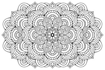 Vector indian Mandala ethnic design