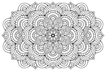 Vector indian Mandala ethnic design