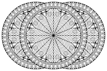 Vector indian Mandala ethnic design