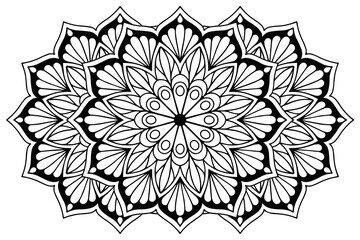 Vector indian Mandala ethnic design