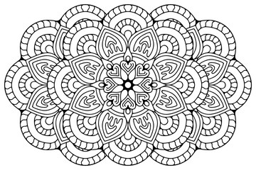 Vector indian Mandala ethnic design