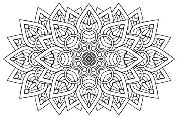 Vector indian Mandala ethnic design
