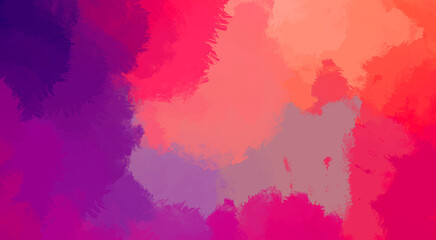 Brushed Painted Abstract Background. Brush stroked painting. Artistic vibrant and colorful wallpaper.