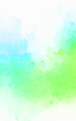 Watercolor painted background. Abstract Illustration wallpaper. Brush stroked painting. 2D Illustration.