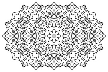 Vector indian Mandala ethnic design