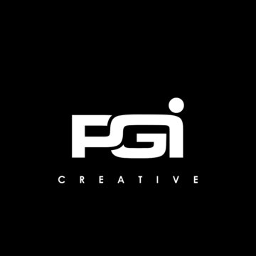 PGI Letter Initial Logo Design Template Vector Illustration