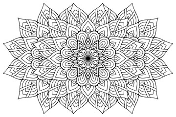 Vector indian Mandala ethnic design