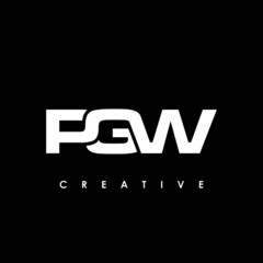 PGW Letter Initial Logo Design Template Vector Illustration