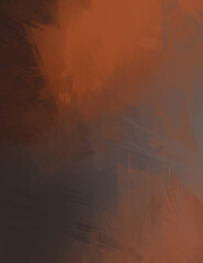 2D illustration of colorful brush strokes. Decorative texture painting. Vibrant paint pattern backdrop.