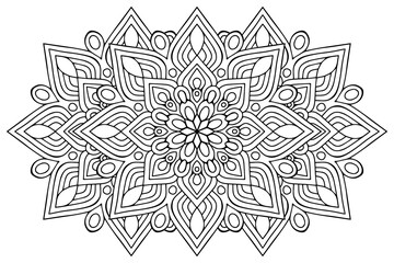 Vector indian Mandala ethnic design