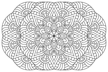 Vector indian Mandala ethnic design
