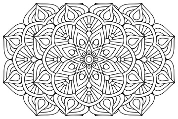 Vector indian Mandala ethnic design