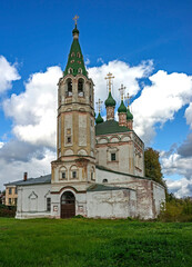 St Trinity church. Late XVII - early XVIII century. City of Serpukhov, Russia	