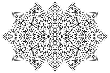 Vector indian Mandala ethnic design