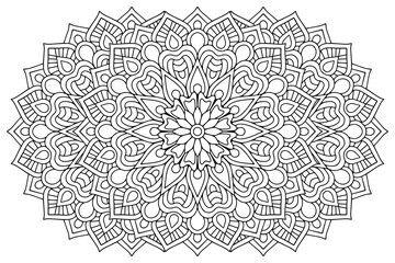 Vector indian Mandala ethnic design