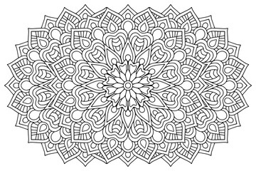 Vector indian Mandala ethnic design