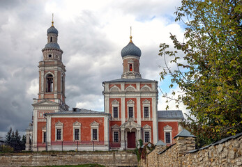 Fototapeta na wymiar Our Lady Assumtion church. City of Serpukhov, Russia. Year of construction 1744 