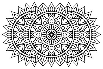 Vector indian Mandala ethnic design
