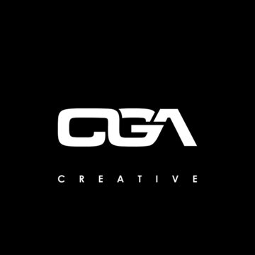 CGA Letter Initial Logo Design Template Vector Illustration