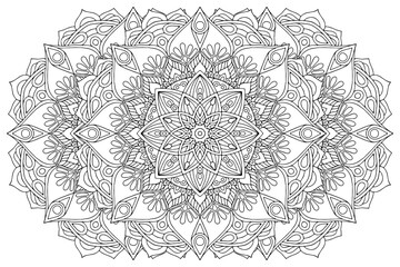 Vector indian Mandala ethnic design