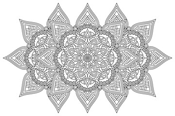 Vector indian Mandala ethnic design