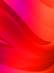 Abstract background with colorful gradient. Vibrant graphic wallpaper with stripes design. Fluid 2D illustration of modern movement.