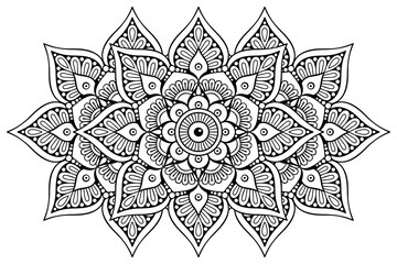 Vector indian Mandala ethnic design