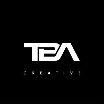 TBA Letter Initial Logo Design Template Vector Illustration