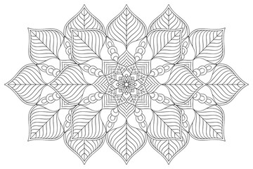 Vector indian Mandala ethnic design